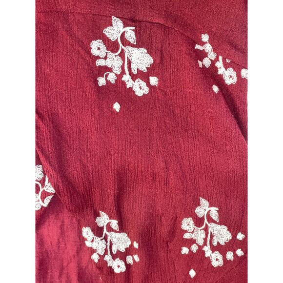 Free People Jasmine Embroidered Kimono Dress - Size 12 - Picture 5 of 11